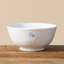 이천도자기 청꽃고백자 소면기 16cm 그릇 식기, 단품