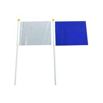 청기백기 30x24cm(깃대포함60cm) 청색 백색 [793.6C799B], 스텔라 청기+백기