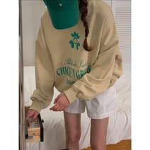 별표마켓 쥬시맨투맨 여성 간절기 면쭈리 라운드티셔츠 트레이닝복 셋업