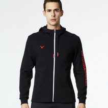 빅터 남성트레이닝 상의 블랙 2019 FW V93WJ-4138M 배드민턴복