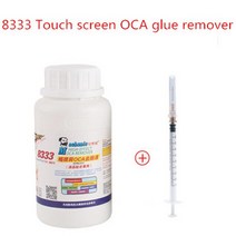 실리콘 실란트 Mechanic 8222 8333 250ml 터치 스크린 OCA 편광판 액체 제거 삼성 맥 수리 솔루션 세정액, 01 Mechanic 8333