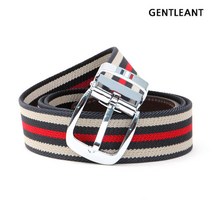 젠틀안트 패션 스판 남성 캐주얼벨트 그레이&레드3색 CMB-010