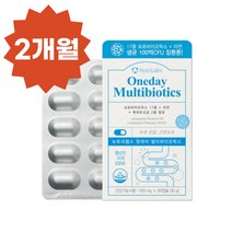 원데이 멀티바이오틱스 100억 생 유산균 프로바이오틱스 아연 함유, 60정, 1개