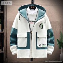 Dec.28 366번 다소미얼 주니어 후드점퍼 남트렌드 멋쟁이 캐주얼 남장코트 봄가을 중학생 봄 아우터Z