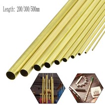 1pcs 황동 튜브 diy 파이프 라운드 직경 23456789101214161820mm l200mm 300mm 500mm 황동 파이프 황동 튜브 절단, 3x2x300mm