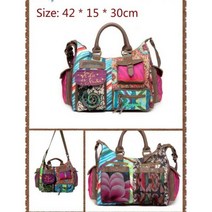 웨이스트백 허리쌕 가방 슬링백 크로스백 여성용 자수 프린트 핸드백 해외 무역 오리지널 싱글 D 시리즈 멀티 국가 바람 큰, 0