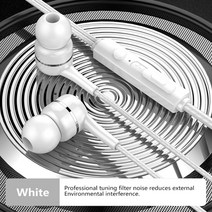 3.5mm 유선 HIFI 스포츠 이어폰 샤오미 화웨이 용 마이크 핸즈프리가있는 도매 울트라스 사운드 헤드폰 다채로운 헤드폰, [02] 02, 02 화이트, 하나