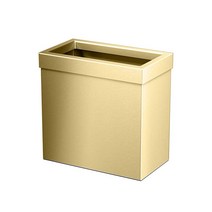Gatco 1917 모던 직사각형 쓰레기통 새틴 니켈 USA 미국, Brushed Brass