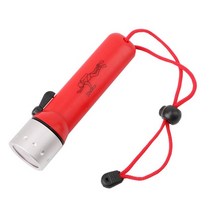 수중써치 다이빙랜턴 led 손전등 q5 led 방수 스쿠버 다이버 다이빙 토치 수중, 빨간색