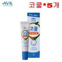 AVK 코쿨 코막힘 코밤 숙면 알로에추출물 안전검증 어린이 직장인 수험생 남녀노소, 5개입