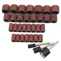 연마 샌드페이퍼 링 샌드 페이퍼 휠 비트 필링 롤러 팩당 80 30 개, 30 pcs as showed