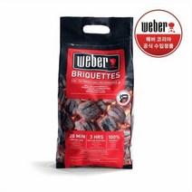 스포츠_ 웨버 차콜 브리켓 4kg (바베큐숯 친환경숯 숯불구이), 단품없음, 선택완료, 선택완료