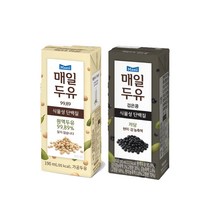 매일두유 99.9 190ml 24팩+검은콩 190ml 24팩