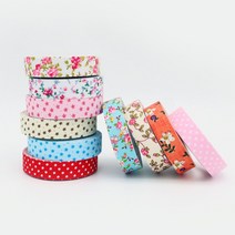 패브릭 데코 테이프 원단 DIY 리본 테이프 10종 세트