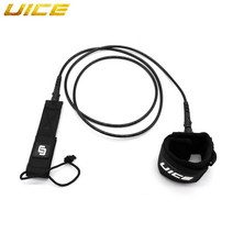 전체 블랙 스트레이트 서핑 가죽 끈 서핑 보드 가죽 끈 ISUP 풍선 패들 보드 다리 로프, 02 6mm6ft