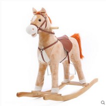 바퀴달린 말인형 목마 죽마 흔들 의자 대형 흔들말, A