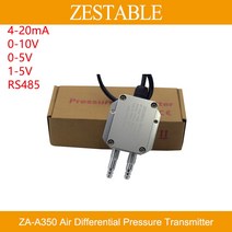 ZAA350 공기 가스 저차압 트랜스미터 풍력 차압 변환기 420mA 05V 15V RS4, 31.0200Pa  420mA output