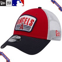 [미국정품] 915652 스냅백 캡모자 MLB [LA 에인절스] 뉴에라 Two-Tone Patch 9FORTY Snapback Hat - Red -