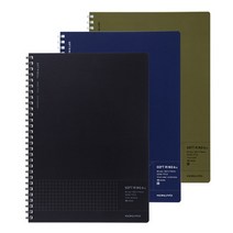 고쿠요 A5 B5 소프트링노트 비즈 일반 도트 방안 스프링노트, A5_그린_일반