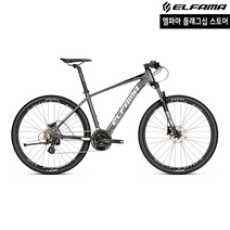 2022 엘파마 벤토르 V2000 MTB 자전거 입문용, S (158~168cm), 블랙 레드