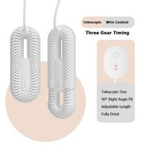 라앤모 스마트홈키트 샤오미 Sothing 슈 드라이어 Loop 신축성 전기 PTC 히터 휴, White With Timing+add EU plug
