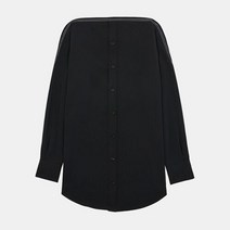 엠엠식스 메종 마르지엘라 명품여성 MM6 23SS 카라리스 블랙 셔츠 S52DL0218 S54445 900 3599340782679717hq1725
