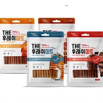 강아지용 불포화지방산 오리 저키 2종 3개월강아지 소형견 댕댕이