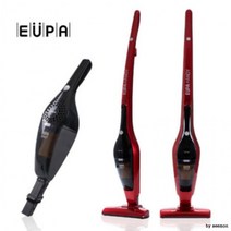 유파 핸디 앤 스틱 2in1 유선 진공청소기 EKV-S1007-1R, 레드