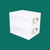 미니 2단 서랍 함 수납 박스 적층 소품정리 이직