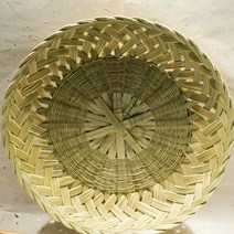 없음 대나무 꽃채반 담양 죽세공품 싸리채반 국내제작, 420mm