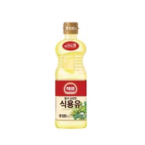 해표 식용유, 900ml, 3개