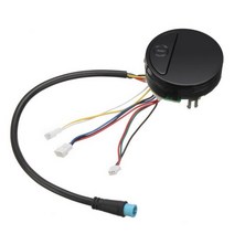 Ninebot Es2 ES3 E 전기 스쿠터 회로 기판 액세서리 키트 E 스쿠터 예비 부품에 대한 커버 교체와 BT 대시 보드, Black