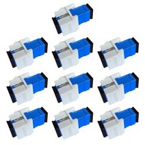 896F 10 개/ 섬유 키스톤 잭 스냅 피팅 이중 SCConnector 어댑터, 02 2