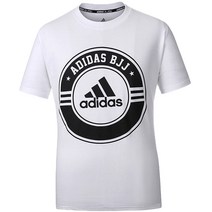 아디다스 BJJ 라운드 반팔티 반팔 티셔츠 화이트 남여공용