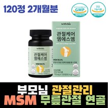 60대 70대 부모님 관절건강 MSM 무릎관절 연골건강 손마디 손가락 허리 저림 통증 에좋은 저분자 피쉬콜라겐 펩타이드 손톱 발톱 식이유황 joint