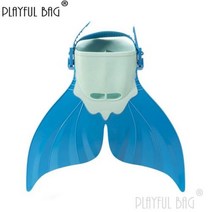 조절 가능한 인어 지느러미 다이빙 스포츠 핀 E241 수영 훈련 전문 스노클링 장비, E241-D+EUR 26-32