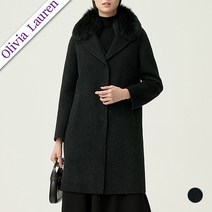 올리비아로렌 올리비아로렌 OLIVIA LAUREN 폭스퍼 핸드메이드 코트 VOPEAXWA361