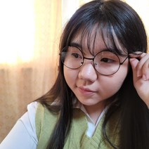 MARKET.MR_ 동글이 철테 안경 블랙 해리포터안경 동글이안경 둥근안경테 동그리안경 블루라이트차단안경