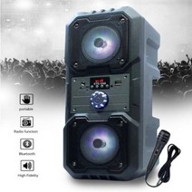고급 듀얼 앰프 스피커 KTS-1048 Hi-Fi 블루투스 스피커 야외용 행사용 노래방