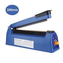 실링기 열 밀봉 핸드 임펄스 실러 100/200mm 주방 식품 진공 가방 포장 기계 도구, [01] Blue Sealer 200mm, [01] EU Plug 220V