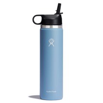 Hydro Flask 와이드 마우스 스트로 물병 뚜껑 442386, Rain_Straw Lid 40 Oz