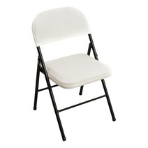 행사용 의자 접이식 학원 카페가구 고급 식탁 의자 네일 패디 의자 체어 스틸 심플의자, White, 1개