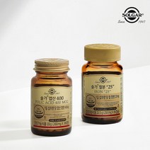 [솔가] 엽산 400 (100정) + 철분 25 (90캡슐), 상세 설명 참조, 상세 설명 참조