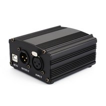 48 v usb 팬텀 전원 공급 장치 usb 케이블 마이크 케이블 미니 마이크 콘덴서 녹음 장비-블랙, 01 Black