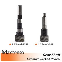 랙기어 Maxtenso 1 25mod 계수 cnc 샤프트 피니언 나선형 톱니 96mm, 1.25mod-96l