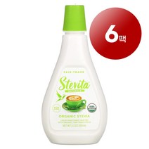 리암마켓 Stevita 스테비타 오가닉 스테비아 액상 감미료 100ml 1팩, 6팩