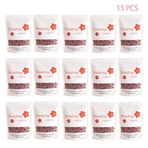 브라이덜샤워 파티룸 꾸미기 데코 소품 1 자연 웨딩 색종이 말린 꽃 장미 꽃잎 팝 웨딩, 15팩