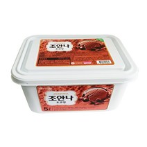롯데제과 조안나 아이스크림 초코, 5L, 1통