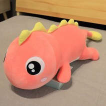 55-140CM 큰 크기 긴 사랑스러운 공룡 플러시 장난감 부드러운 만화 동물 공룡 봉제 인형 베개 어린이 소녀 생일 선물, 120cm, 3