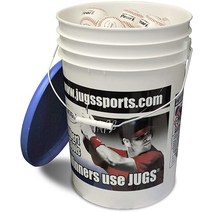 WBC공인구 MLB 공인구 메이저리그 Jugs Bucket of Youth 축구 진주 야구공 -- 42개 가죽 투구 기계 및 뚜껑이 있는 푸졸스 가방